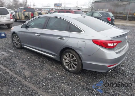 2017 Hyundai Sonata Sport из США, поврежденный, VIN 5NPE34AF2HH508928